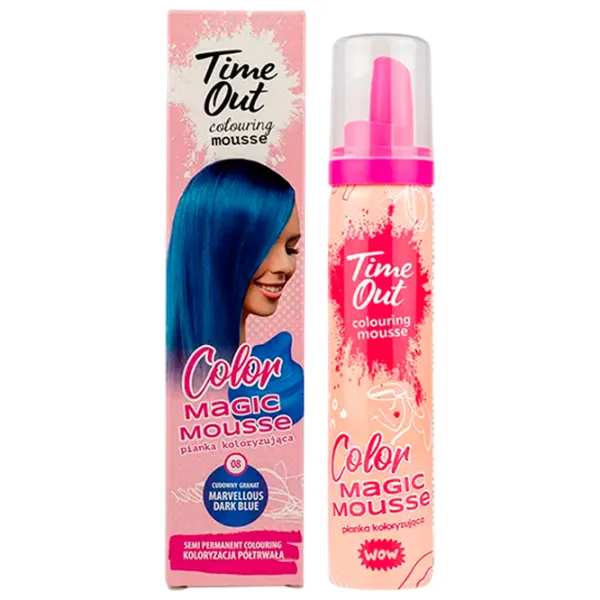 Spumă colorantă Time Out Mousse Color Cod culoare: N08, 0.075l photo 1