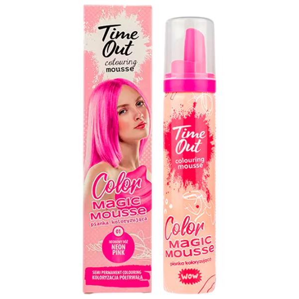 Spumă colorantă Time Out Mousse Color Cod culoare: N01, 0.075l photo 1