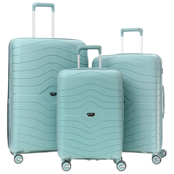 Valiză CCS 5242 Set 105l/ Blue photo 1