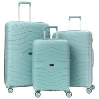 Valiză CCS 5242 Set 105l/ Blue