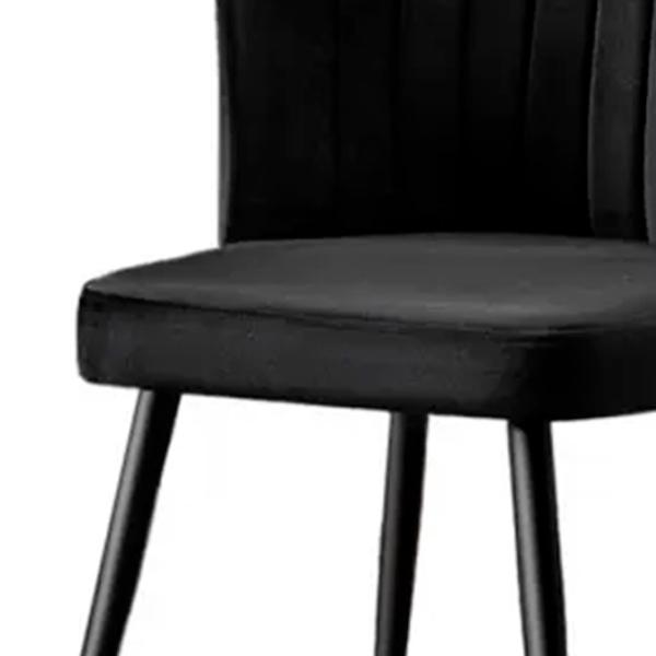 Set scaune de bucătarie Trendy Rubi Poliester/ Black Black photo 4