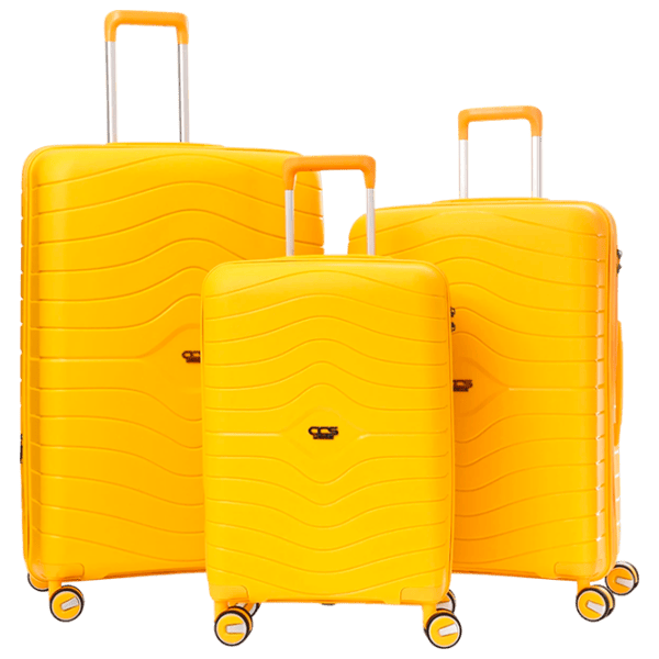 Valiză CCS 5242 Set 105l/ Yellow photo 1