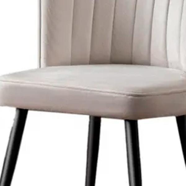 Set scaune de bucătarie Trendy Rubi Poliester/ Cream Black photo 4