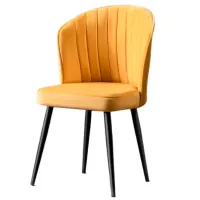 Set scaune de bucătarie Trendy Rubi Poliester/ Yellow Black