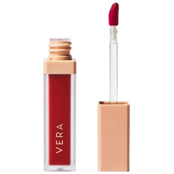 Ruj de buze Vera Matte Liquid  Stick cu aplicator / Red photo 1