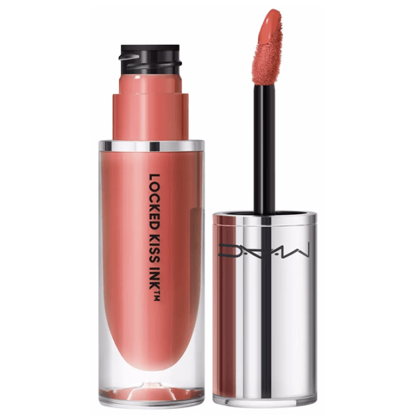 Губная помада MAC LOCKED KISS INK  Стик с апликатором / Blush Red photo 1