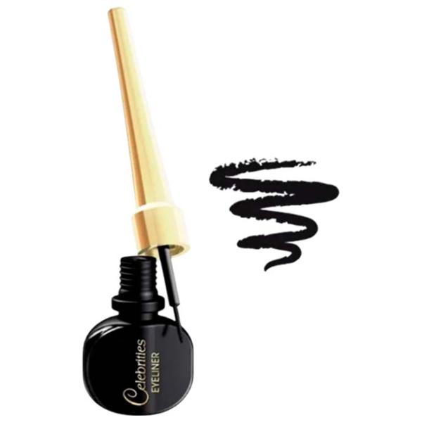 Eyeliner pentru ochi Eveline Cosmetics Celebrity Black / 18+ photo 1