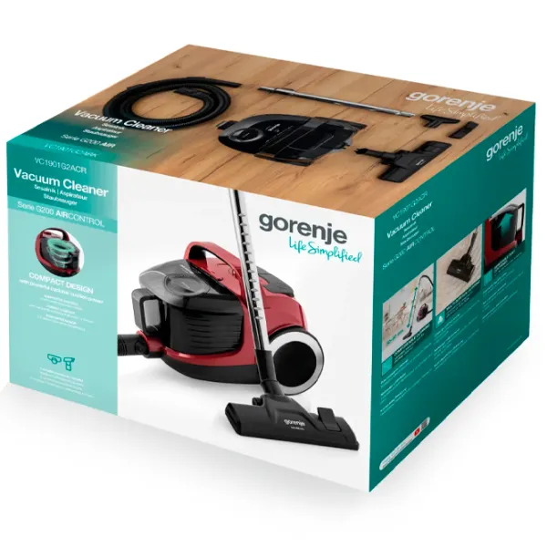 Aspirator Gorenje VC1901G2ACR 1900 W / Black Red photo 6