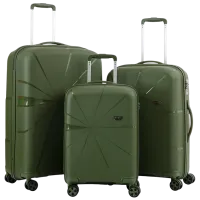 Чемодан CCS 5264 Set 105л/ Хаки