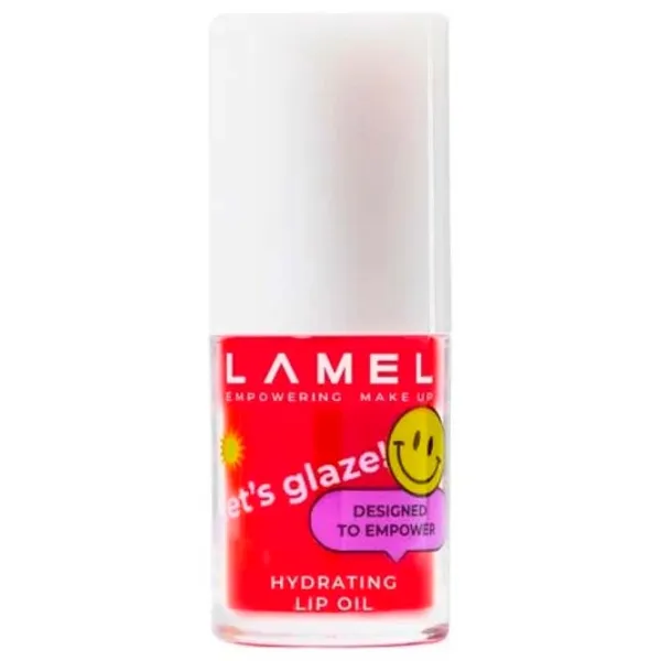Масло для губ Lamel Let's Glaze Hydrating Lip Oil 0.04л / Красный photo 1