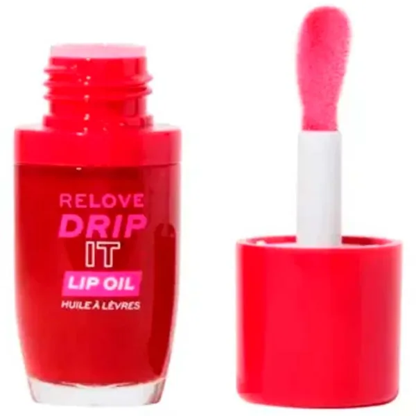Ulei pentru buze Revolution Drip It Glossy Lip Oil 0.0055l / Red photo 1