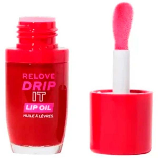 Ulei pentru buze Revolution Drip It Glossy Lip Oil 0.0055l / Red photo 1