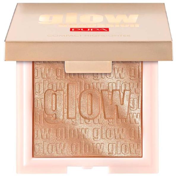 Хайлайтер Pupa Glow Obsession Compact Highlighter Золотистый / 100 photo 1