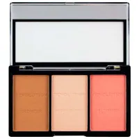 Бронзатор Revolution Ultra Brightening Contour Kit Коричневый-Бежевый-Розовый / C01