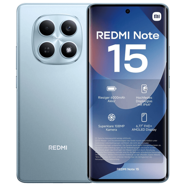 Xiaomi Redmi Note 15 4G 8 GB/ 256 GB/ Dual SIM/ Blue Glacier photo 1