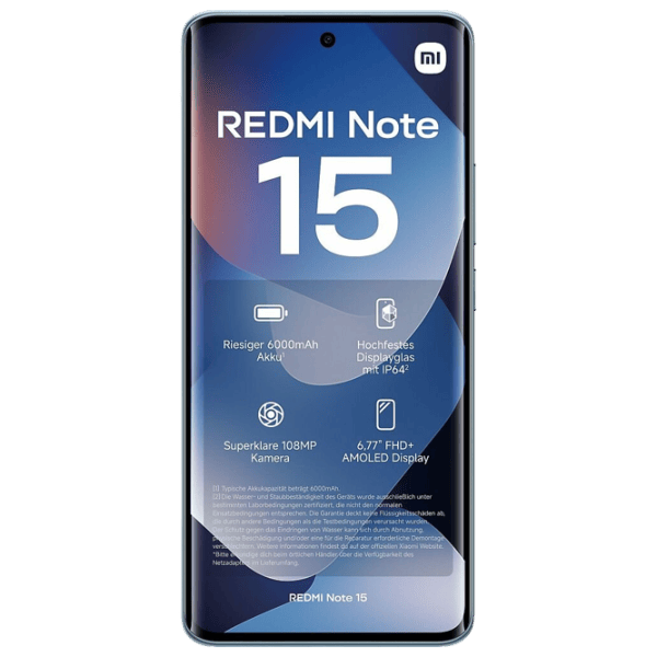 Xiaomi Redmi Note 15 4G 8 GB/ 256 GB/ Dual SIM/ Blue Glacier photo 3