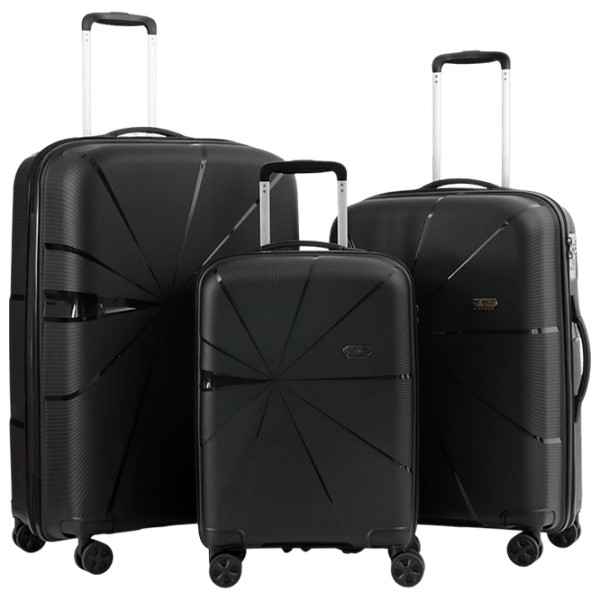 Valiză CCS 5264 Set 105l/ Black photo 1