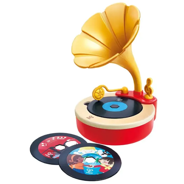 Фонограф Hape Tune Time 3 года / Красный photo 1