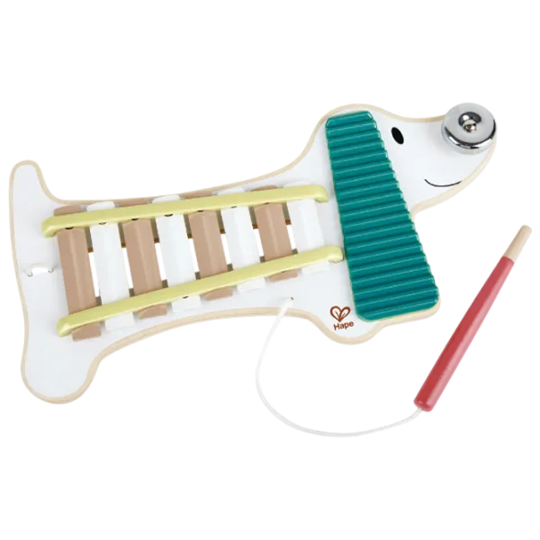 Ксилофон Hape Dog Xenia 3 года / Белый photo 2