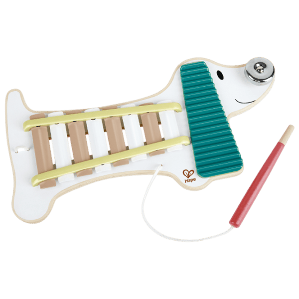 Ксилофон Hape Dog Xenia 3 года / Белый photo 2