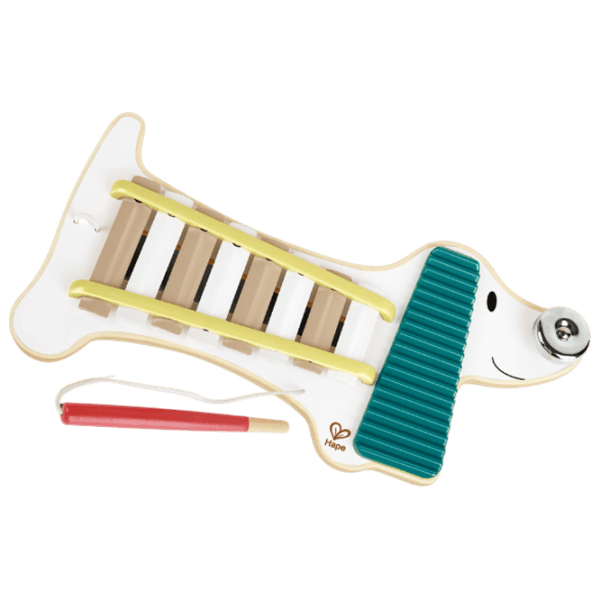 Ксилофон Hape Dog Xenia 3 года / Белый photo 3
