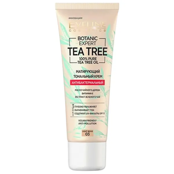 Fond de ten Eveline Cosmetics EV Botanic Expert 0.03l / Light Beige photo 1
