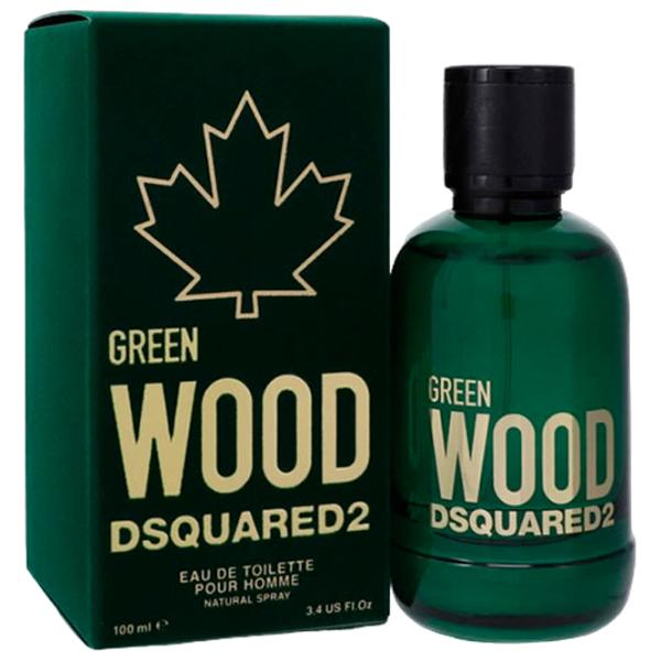 Parfum pentru bărbați Dsquared2 GREEN WOOD POUR HOMME Apă de toaletă / Picant photo 1