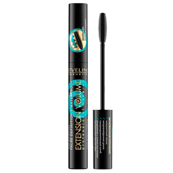 Rimele pentru gene Eveline Cosmetics EV Extension 0.01l / Black photo 1