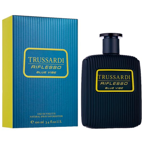 Парфюм для мужчин Trussardi RIFLESSO BLUE VIBE Туалетная вода / Кожаные photo 1