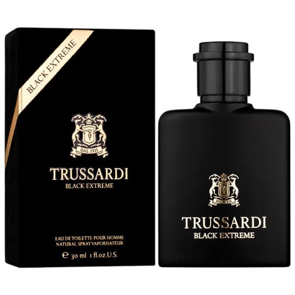 Парфюм для мужчин Trussardi BLACK EXTREME Туалетная вода / Гурманские photo 1