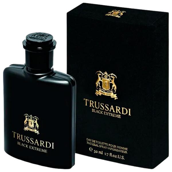 Парфюм для мужчин Trussardi BLACK EXTREME Туалетная вода / Гурманские photo 1
