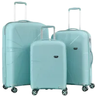 Valiză CCS 5264 Set 105l/ Blue