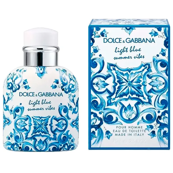 Parfum pentru bărbați Dolce & Gabbana Light Blue Summer Vibes Pour Homme Apă de toaletă / Fougere photo 1