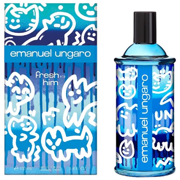 Парфюм для мужчин Emanuel Ungaro Fresh for Him Туалетная вода / Цитрусовый photo 1