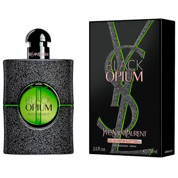 Парфюм для женщин Yves Saint Laurent BLACK OPIUM ILLICIT GREEN Парфюмерная вода / Фруктовый photo 1