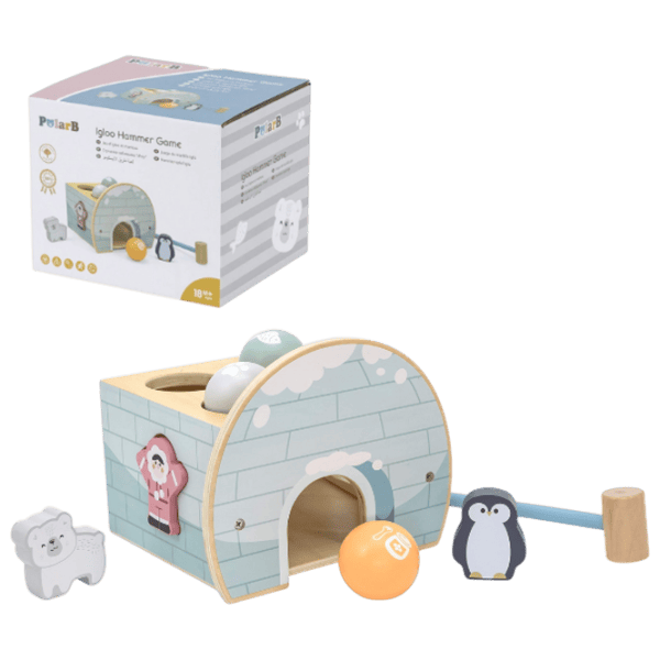 Развивающий набор VIGA PolarB Igloo Hammer Game 44097 1+ / Синий photo 1