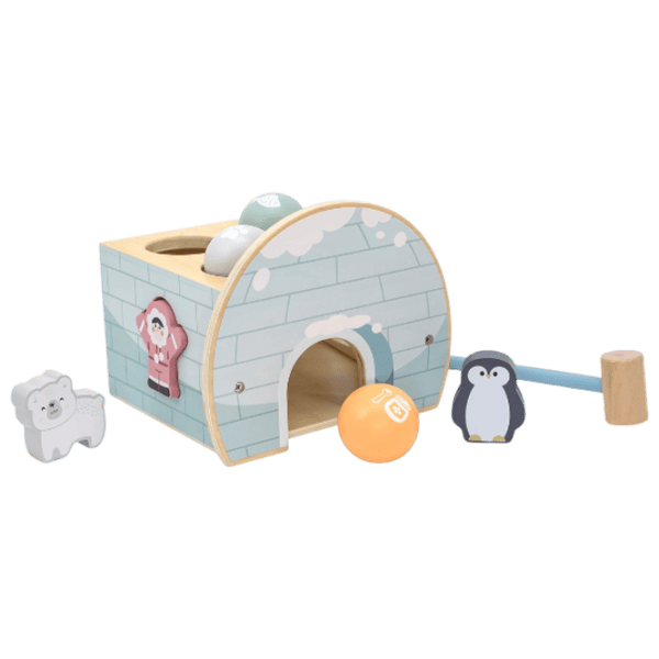 Развивающий набор VIGA PolarB Igloo Hammer Game 44097 1+ / Синий photo 4