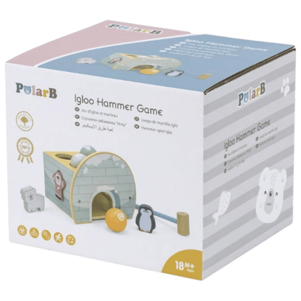 Развивающий набор VIGA PolarB Igloo Hammer Game 44097 1+ / Синий photo 5