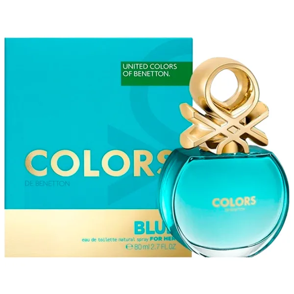 Парфюм для женщин Benetton COLORS BLUE FOR HER Туалетная вода / Древесный photo 1