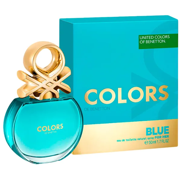 Парфюм для женщин Benetton COLORS BLUE FOR HER Туалетная вода / Древесный photo 1