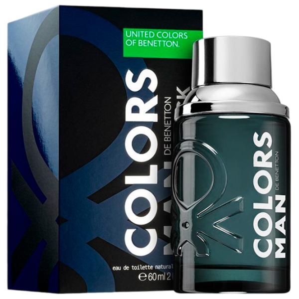 Parfum pentru bărbați Benetton Colors Man Black Apă de toaletă / Lemnos photo 1