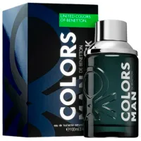 Parfum pentru bărbați Benetton Colors Man Black Apă de toaletă / Lemnos