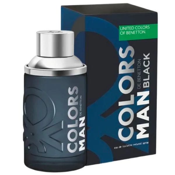 Parfum pentru bărbați Benetton Colors Man Black Apă de toaletă / Lemnos photo 1