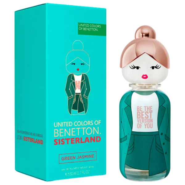 Парфюм для женщин Benetton GREEN JASMINE Туалетная вода / Фруктовый photo 1