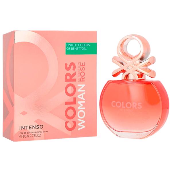 Парфюм для женщин Benetton Colors de Benetton Woman Rose Intenso Парфюмерная вода / Сладкий photo 1