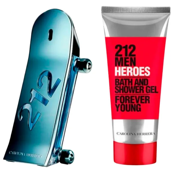 Парфюмерный набор для мужчин Carolina Herrera 212 HEROES Туалетная вода / Фужерный  photo 1
