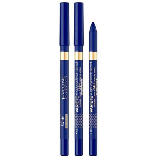 Карандаш для глаз Eveline Cosmetics EV Variete Gel Eye  / Синий photo 1