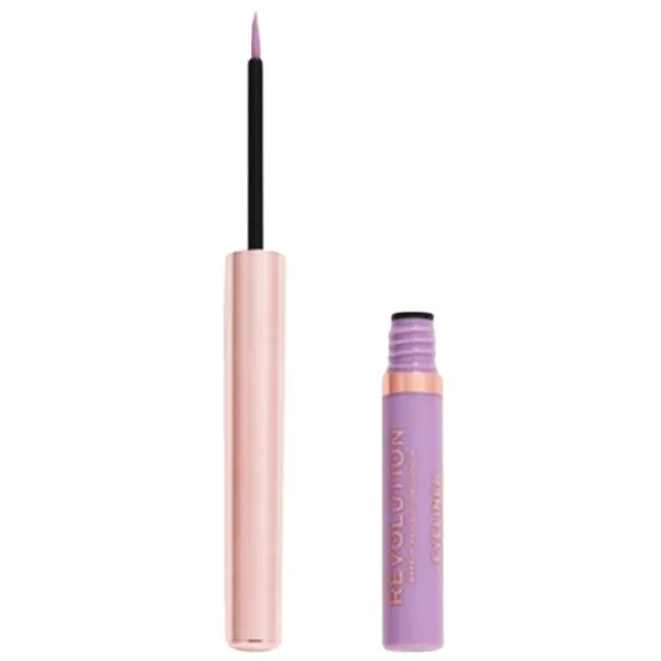 Подводка для глаз Revolution MUR Neon Heat Coloured Liquid Eyeliner  / Sweet Lilac photo 1