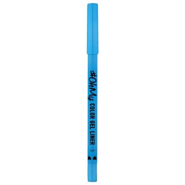 Карандаш для глаз Lamel OH MY COLOR GEL EYE LINER  / Синий photo 1