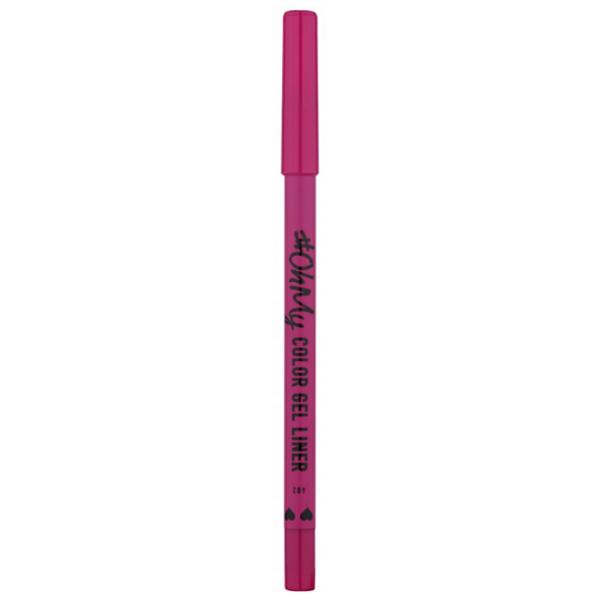 Карандаш для глаз Lamel OH MY COLOR GEL EYE LINER  / Розовый photo 1